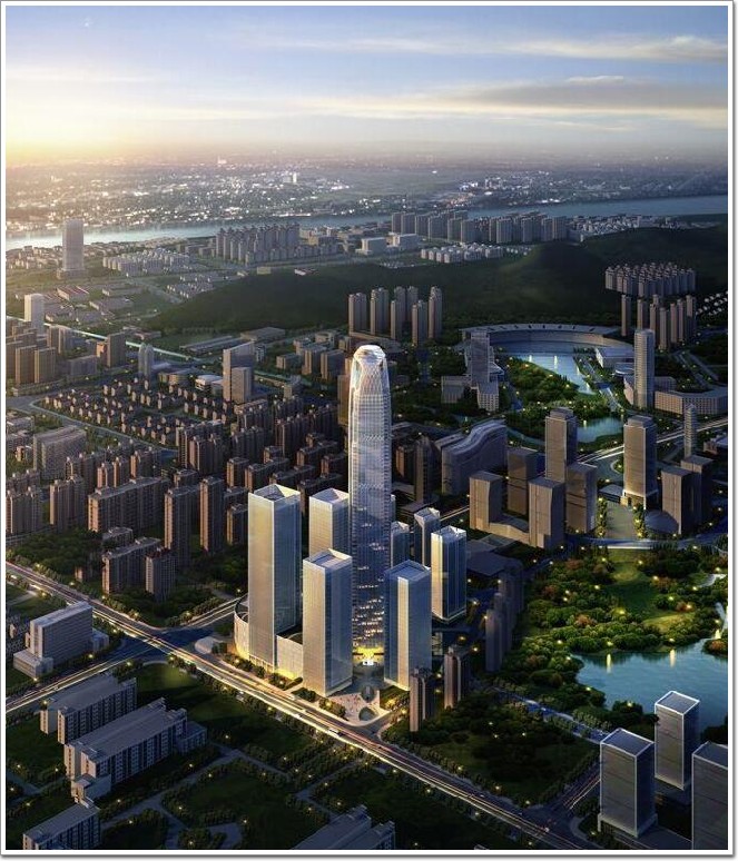 欧利雅助力台州天盛中心,300米幕墙建筑成台州